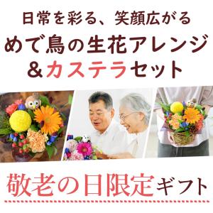 敬老の日 プレゼント ギフト 花 お菓子 20...の詳細画像1