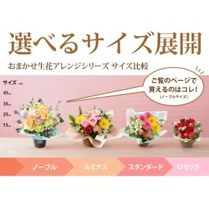 フラワーアレンジメント 季節のおまかせ 生花ア...の詳細画像3