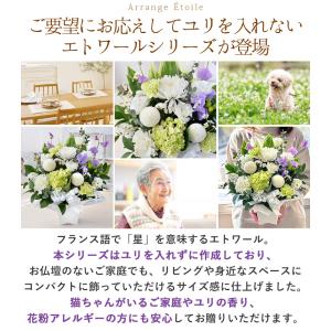 お供え 生花 アレンジメント 百合なし エトワ...の詳細画像1