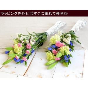 お供え お悔やみ 花 線香セット 供養花 贈り...の詳細画像4