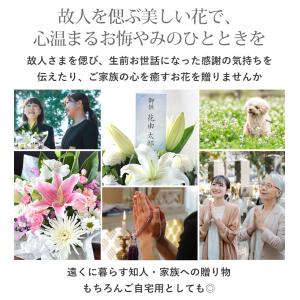お供え 花 一周忌 お供え生花アレンジメントS...の詳細画像2