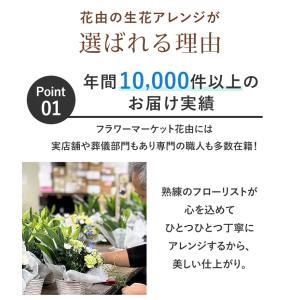 お供え 花 お悔やみ 仏花 生花 法事 49日...の詳細画像3