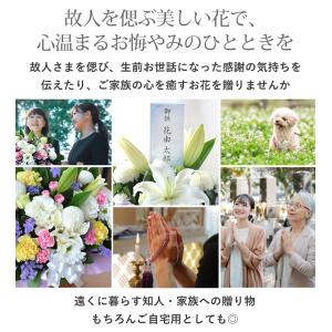 お供え 花 フラワーアレンジ お悔やみ お花 ...の詳細画像1