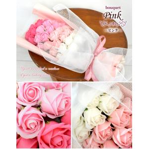 ソープフラワー 花束 バラ 大輪ブーケ 誕生日...の詳細画像3