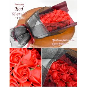 ソープフラワー 花束 バラ 大輪ブーケ 誕生日...の詳細画像4