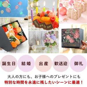 ソープフラワー ディスプレイボックス アンティ...の詳細画像2