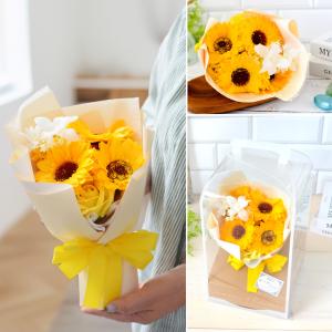 新作 花 ソープフラワー アレンジ 「ひまわり...の詳細画像3