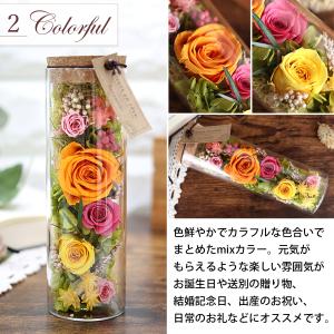 プリザーブドフラワー ボトルフラワー バラギフ...の詳細画像4