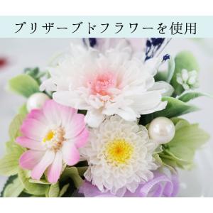 仏花 プリザーブドフラワー お供えドーム 想花...の詳細画像2