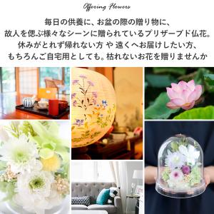 お供え お悔み プリザーブドフラワー 仏花 ガ...の詳細画像1