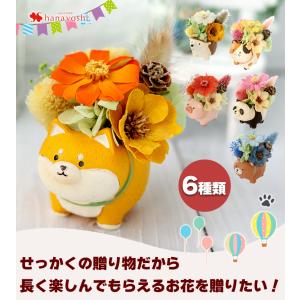 プリザーブドフラワー お散歩アニマル 6種類 ...の詳細画像3
