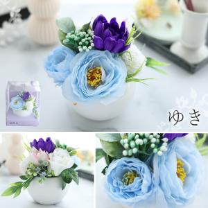 お供え ソープフラワー 仏花 花とLEDローソ...の詳細画像5