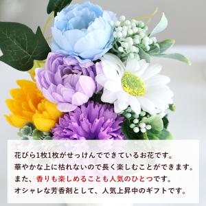 お供え ソープフラワー 仏花 花とLEDローソ...の詳細画像3