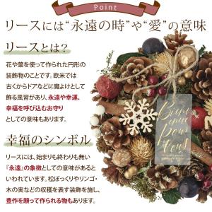 2025新作 クリスマス ミニリース ナチュラ...の詳細画像3