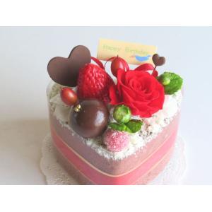 誕生日 プリザーブドフラワーケーキ お花とフル...の詳細画像3