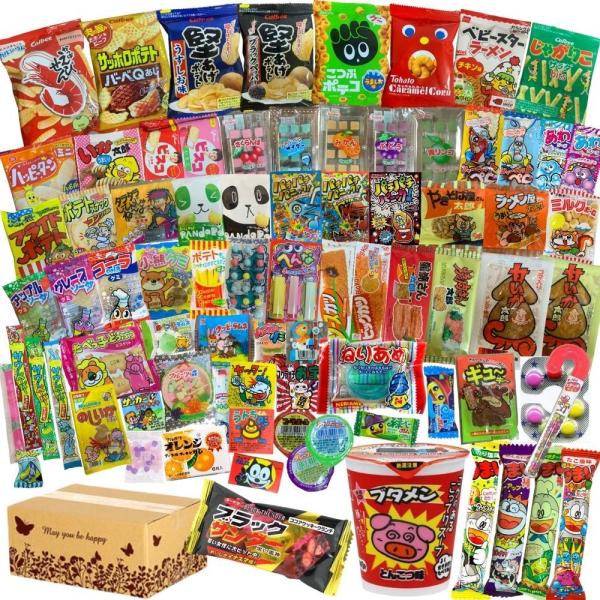 お菓子 駄菓子詰め合わせ 【８０種セット】（7人〜8人分）パーティー プレゼント ギフト オススメ ...
