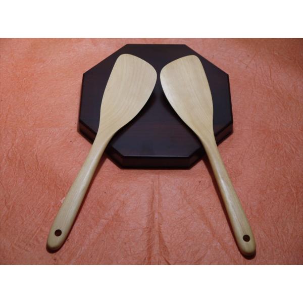 フライ返し　Ｍ　木製（ツゲ）