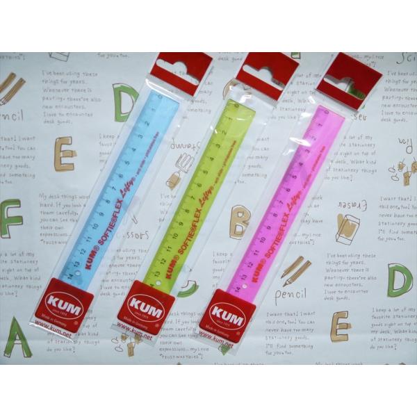 左利き用　プラスチック定規 クリア １５ｃｍ