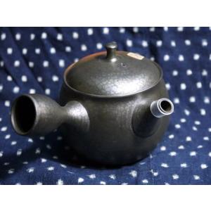 常滑焼　窯変天目袋形　左手用