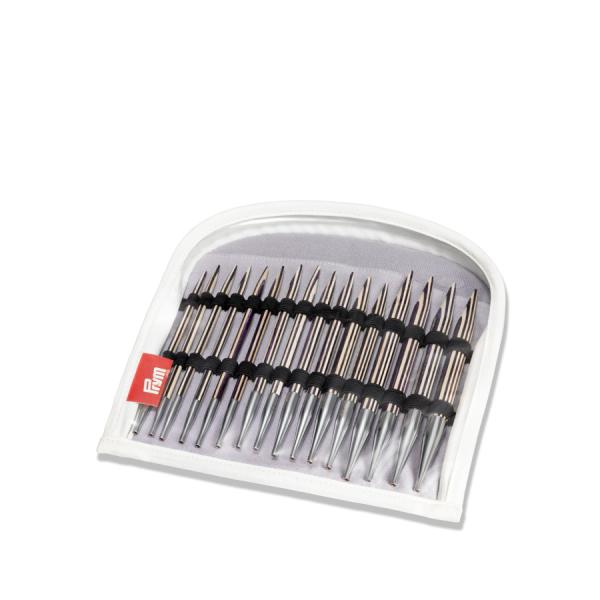 《Prym》プリム・「ライラック・ストライプ」輪針8サイズセット各2本入　コード部分：60/80/1...