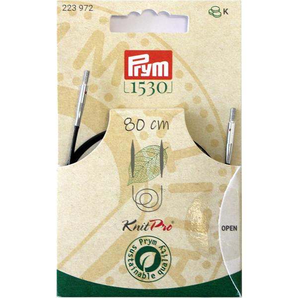 《Prym》プリム・1530　ニットプロ　ナチュラル　輪針用コード　サステナブル　コード長：80cm...