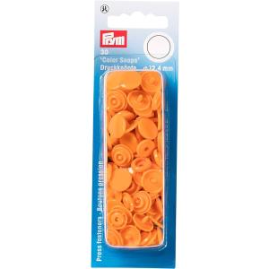 《Prym》プリム・スナップ・プラスチックカラーボタン(ホック）　オレンジ　丸型 12.4mm／30...