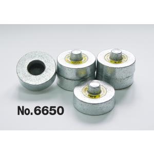 ホリウチ 丸型 文鎮 (ぶんちん) 約380g 6個セット 約6.5cm×2.0cm