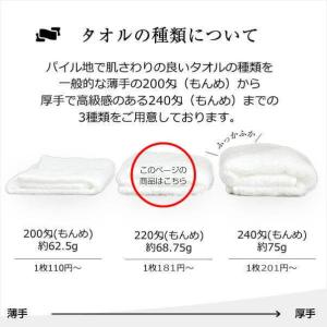 お年賀タオル 粗品タオル 国産220匁 のし名...の詳細画像4