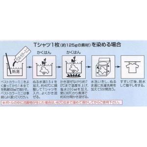 染料 布 ベストカラーミニ 30ml 液体染料...の詳細画像2