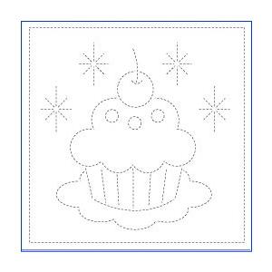 刺し子 キット 花ふきん 布パック カップケーキ 白 1袋3枚単位 H 1005 オリムパス 手芸の山久ヤフー店 通販 Yahoo ショッピング