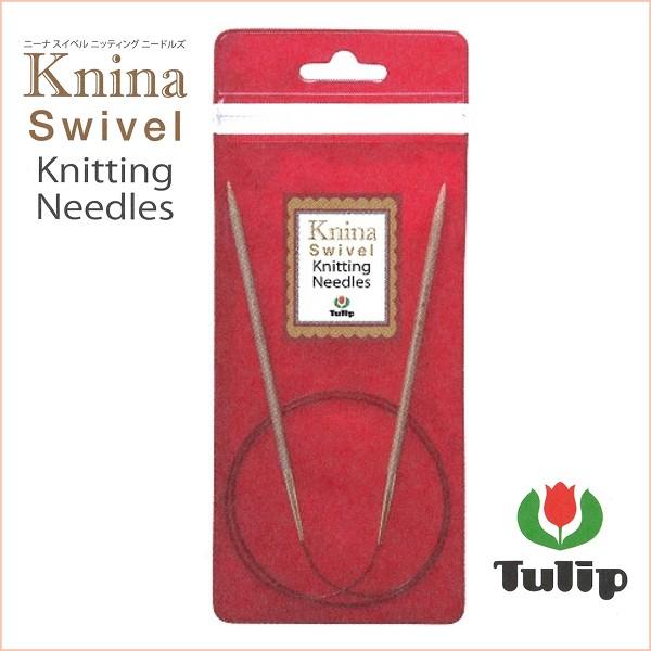 チューリップ KninaSwivel(ニーナスイベル)ニッティングニードルズ 竹輪針80cm （3号...