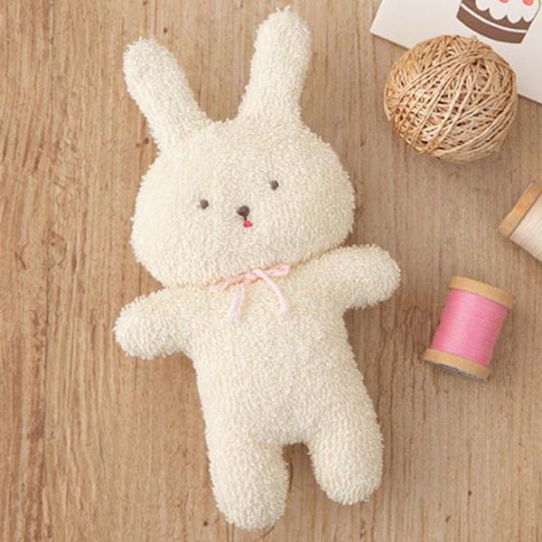 オーガニックコットン ベビー にぎにぎうさちゃん H434-541 手作り キット にぎにぎ 赤ちゃ...