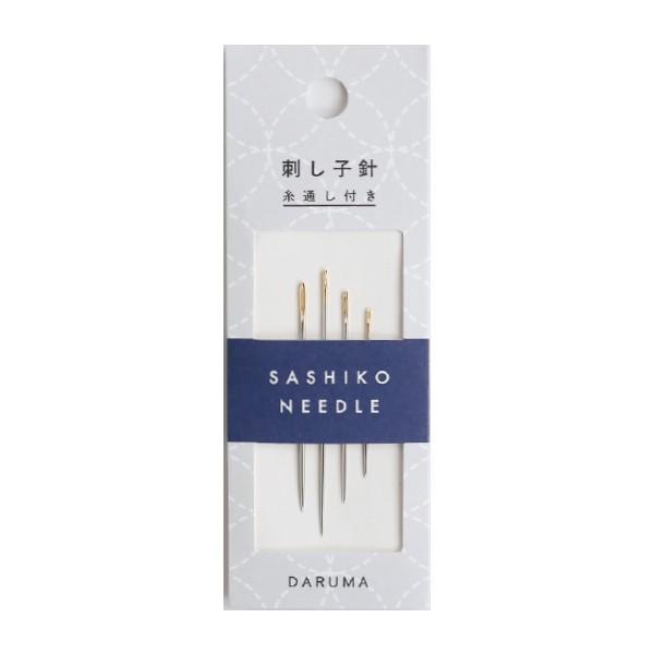 ダルマ 刺し子針 糸通し付き 横田 手芸の山久