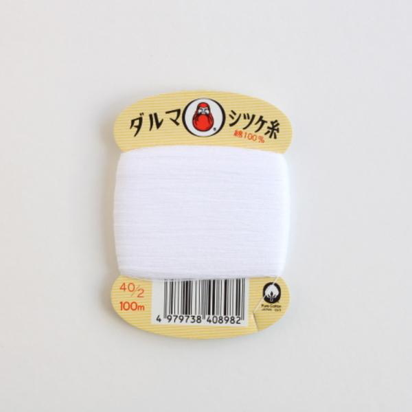 ダルマ 綿しつけ糸 カード巻 100m