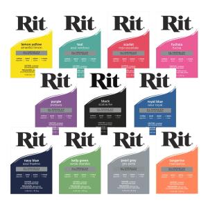 染料 布 Rit パウダータイプ 31.9g 染め粉 粉末 全温度対応 家庭用染料 タイダイ染め 衣...