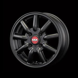 FABULOUS BARONE MC-9 15インチ 5.0J +45 4-100 マットブラック 4本で  