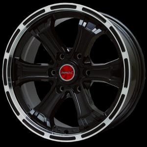 BIGWAY B-MUD K 15インチ 5.5J +5 5-139.7 グロスブラック/リム 