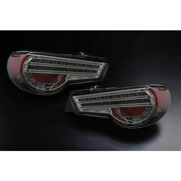 クリアワールド LEDテールランプ トヨタ 86/スバル BRZ スモーク シーケンシャル チューブ...