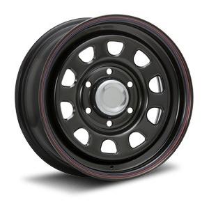 MLJ デイトナ SS 15インチ 6.0J +45 6-139.7 ブラック（レッド/ブルー