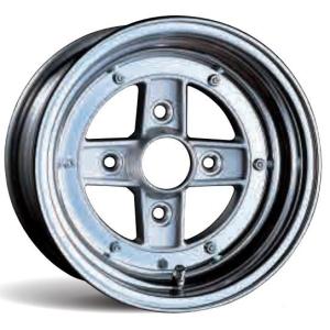 スピードスターFL-2 2枚　ミニクーパー　10インチアルミホイール SSR SPEEDSTAR FL-2 10インチ 6.0J +3 4-101.65 シルバー 4本で