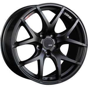 SSR GTV03 18インチ 7.5J +43 5-114.3 フラットブラック4本で送料無料 SSR GTV03