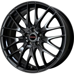 BIGWAY LEYSEEN PRAVA 9M 20インチ 8.5J +45 5-114.3 レッドクリア 4本 