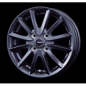 KOSEI QRASIZ VS6 15インチ 6.0J +45 5-100 ガンメタリック 4本で送料