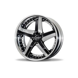 Amistad REIHEN C010 20インチ 8.5J Ldisk ブラックスクリット