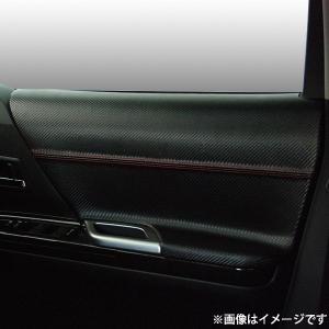 スーペリア CX SUPERIOR ドアレザーパネル フルセット ヴェルファイア 20系 PVCブラックレザー×ブルーステッチ シーバイ｜handelondemand-store