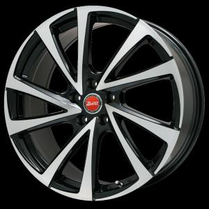 BIGWAY B-win VENOZA10 16インチ 5.0J +45 4-100 ブラックポリッシュ 4