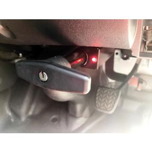 【未使用】ハイエース盗難防止対策 ブレーキペダルロック ダブルショックセンサー付 ブレーキロックジャパン ダブルショックセンサー Double Shock