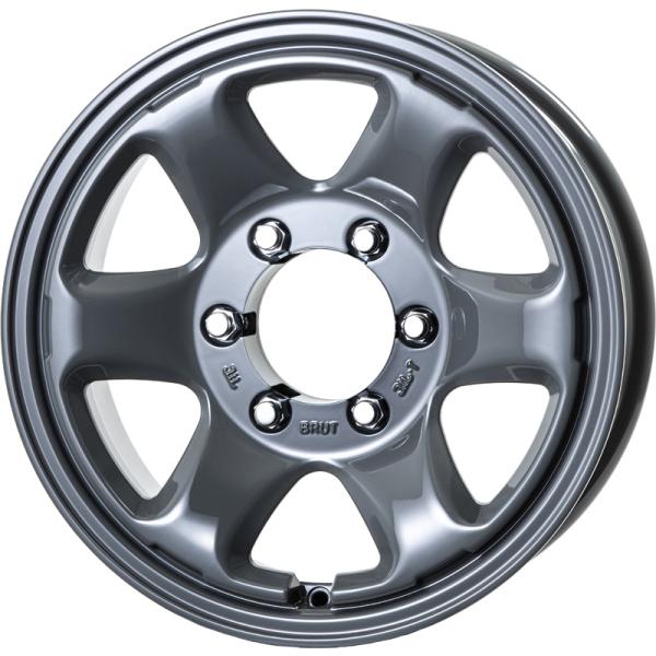 TRISTAR BRUT BR-44 CCT 16インチ 6.5J +25 6-139.7 コンクリ...