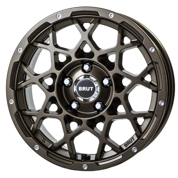 TRISTAR BRUT BR-55 CPG 17インチ 7.5J +38 5-114.3 シャンパ...