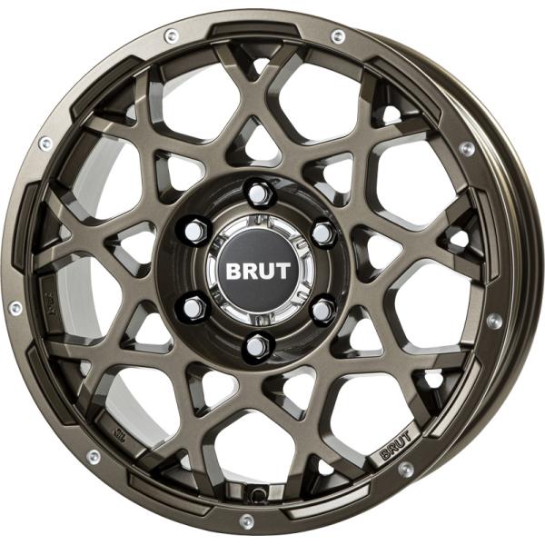 TRISTAR BRUT BR-55 CPG 18インチ 8.0J +20 6-139.7 シャンパ...